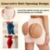 Cut-out Butt Lifting Shapewear Panties Shorts Beige