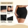 Cut-out Butt Lifting Shapewear Panties Shorts Black