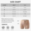 Hook Cut-out Butt Lifting Shapewear Shorts Beige