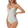 Grey Tummy Control Shapewear Bodysuit