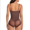 Brown Tummy Control Shapewear Bodysuit